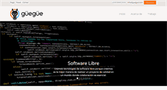Desktop Screenshot of guegue.com