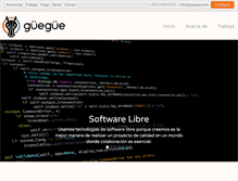 Tablet Screenshot of guegue.com